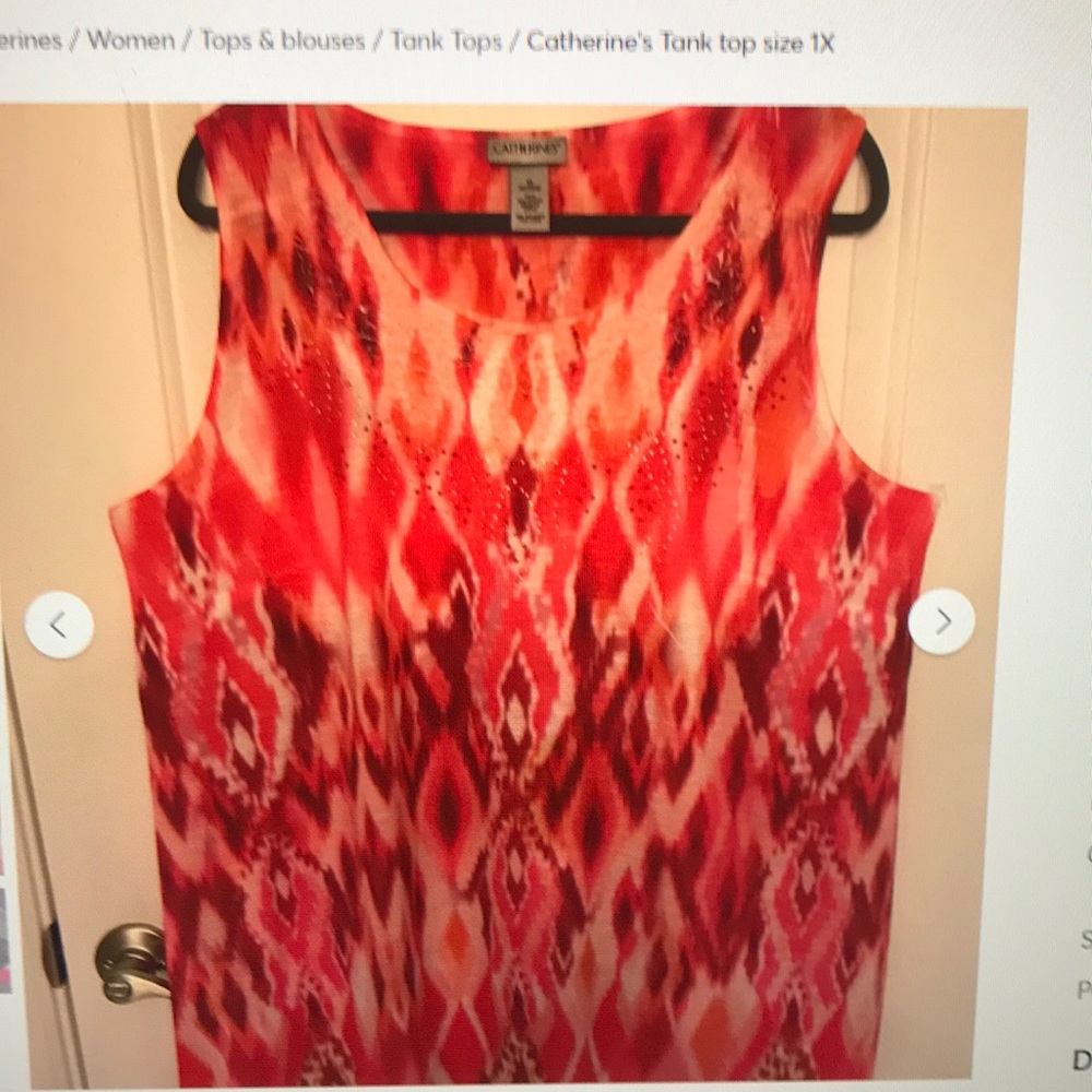 Catherine’s Tank Top size 1X